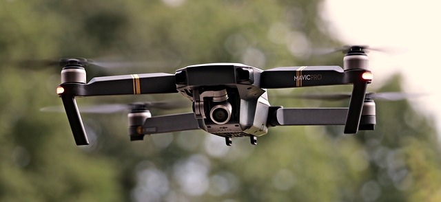 dron w akcji