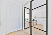 Drzwi szklane loftowe