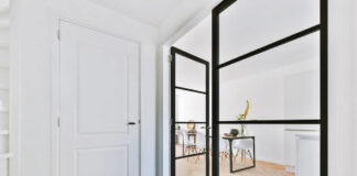 Drzwi szklane loftowe