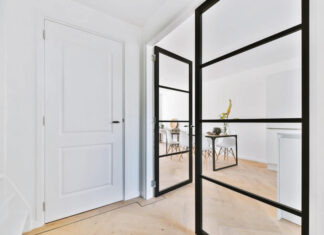 Drzwi szklane loftowe